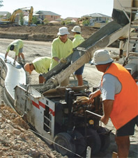 770 arrow kerbmaker in use