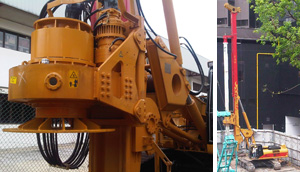 hydraulic piling rig